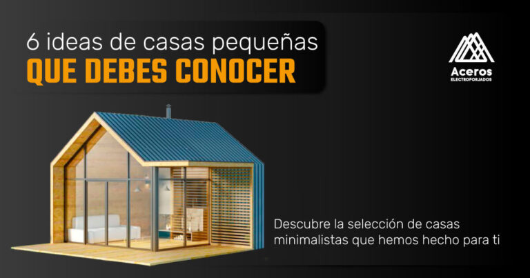 6 casas pequeñas minimalistas