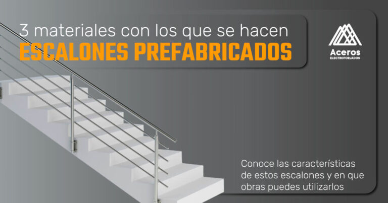 3 materiales para escalones prefabricados