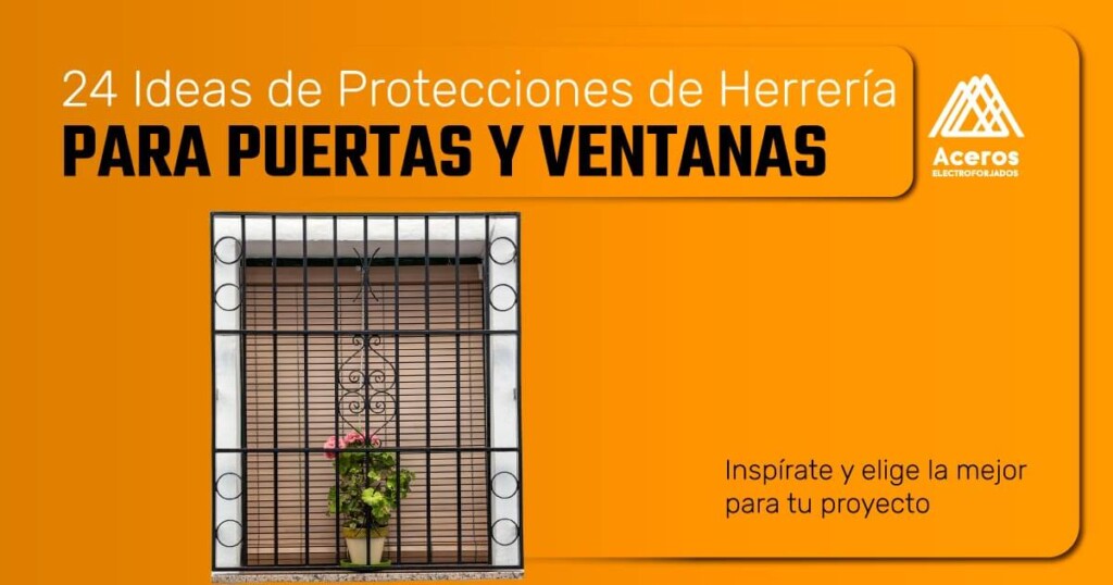 Protecciones de herrería para puerta y ventana