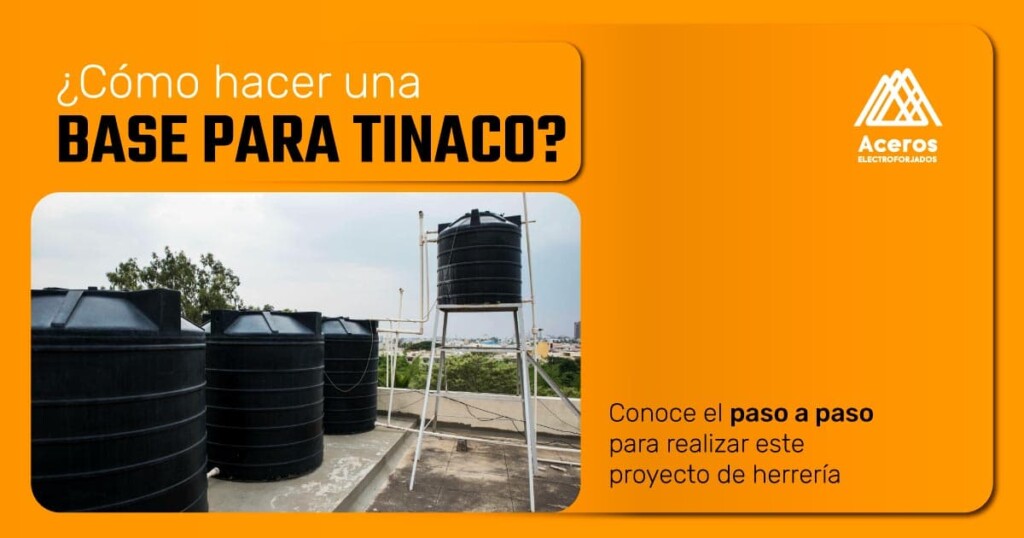 Pasos para hacer una base para tinaco